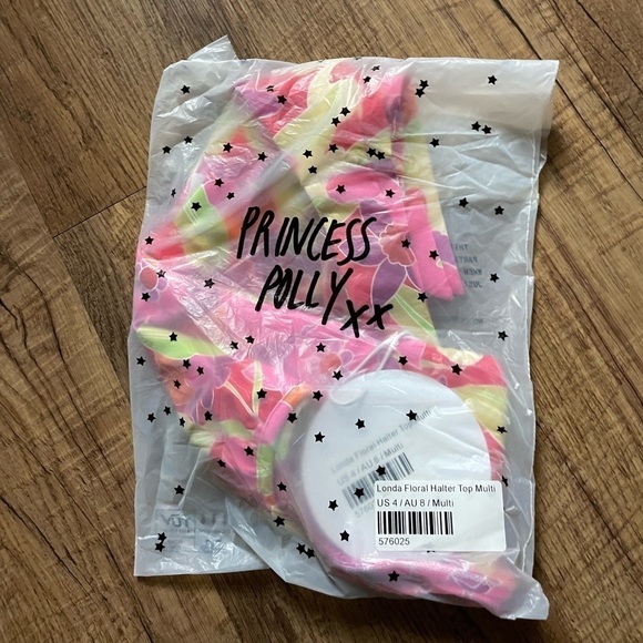 PRINCESS POLLY Londa Floral Halter Top - Picture 3 of 4